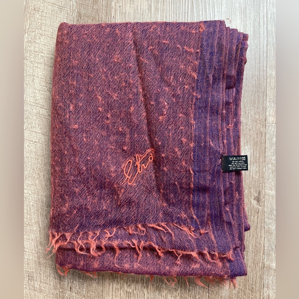 Etro 100% Cashmere Scarf Wrap